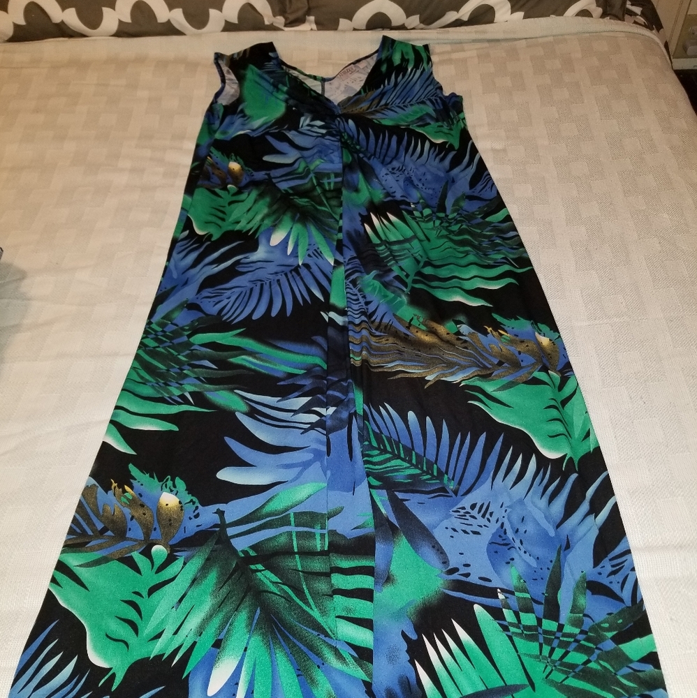 Tropical Maxi Dress